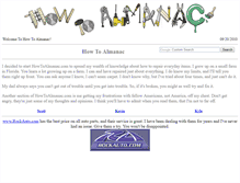 Tablet Screenshot of howtoalmanac.com